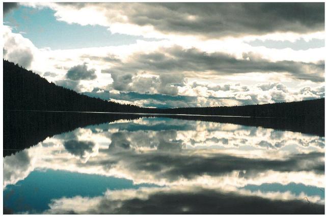 Lac irlandais au crepuscule