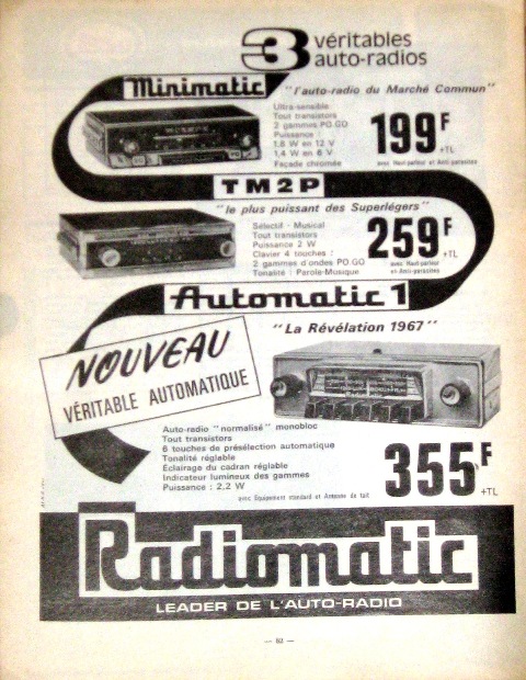 Autoradio radiomatic