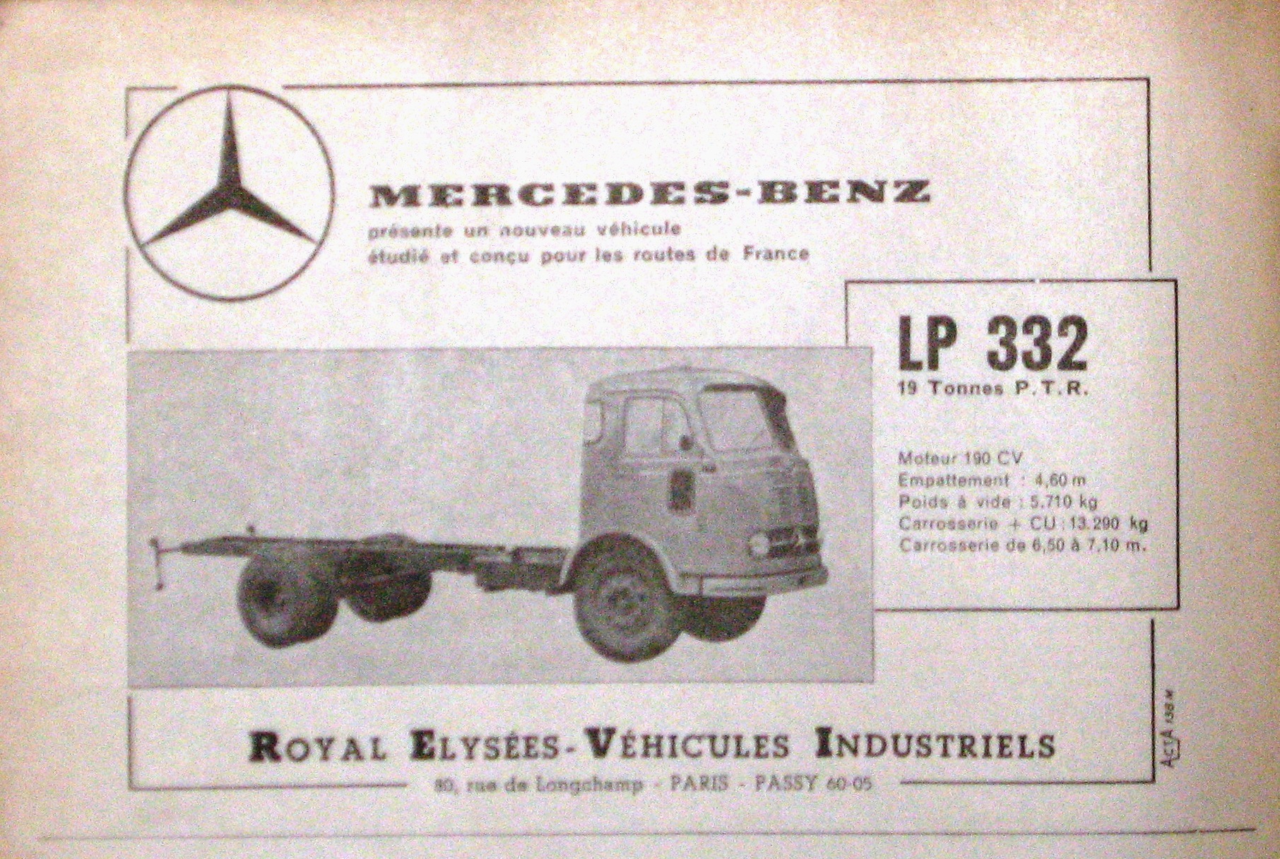 Benz lp 332
