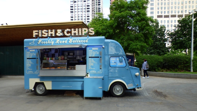 Fisch & chips, vintage cars & co