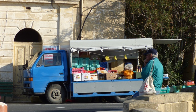 Commerce ambulant, Malte
