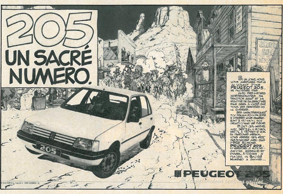 Peugeot 205 1 sacre numero