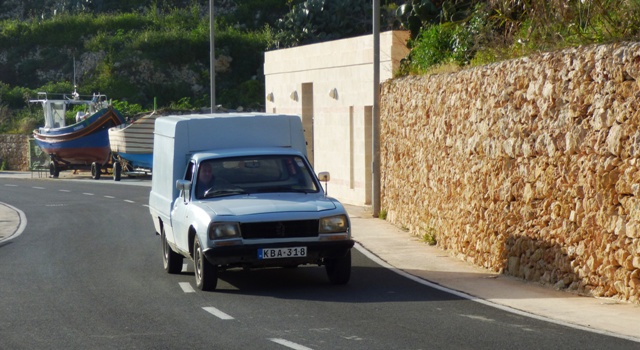 Peugeot 505 fourgon, île de Gozo
