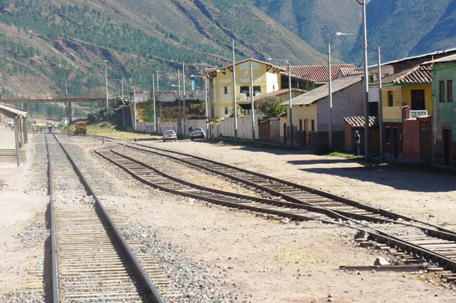 Sur la ligne de Cuzco à Puno